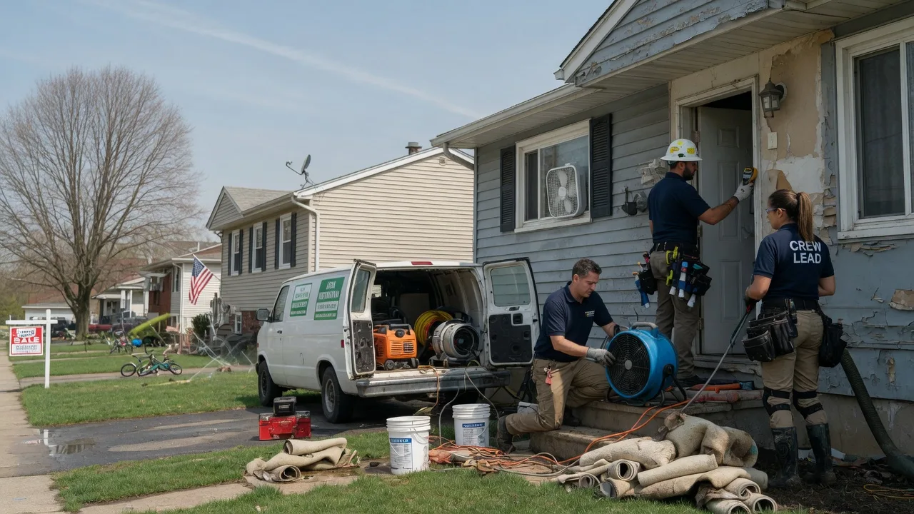 Flood Cleanup in Huntingdon Valley, PA near me